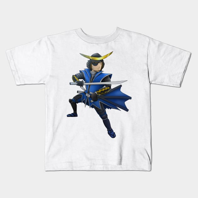 masamune date Kids T-Shirt by oim_nw